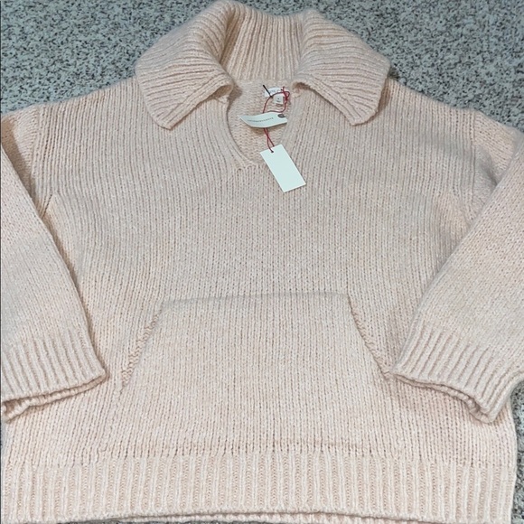 Anthropologie Sweaters - Anthropologie Pilcro collared pouch pocket sweater women’s size small